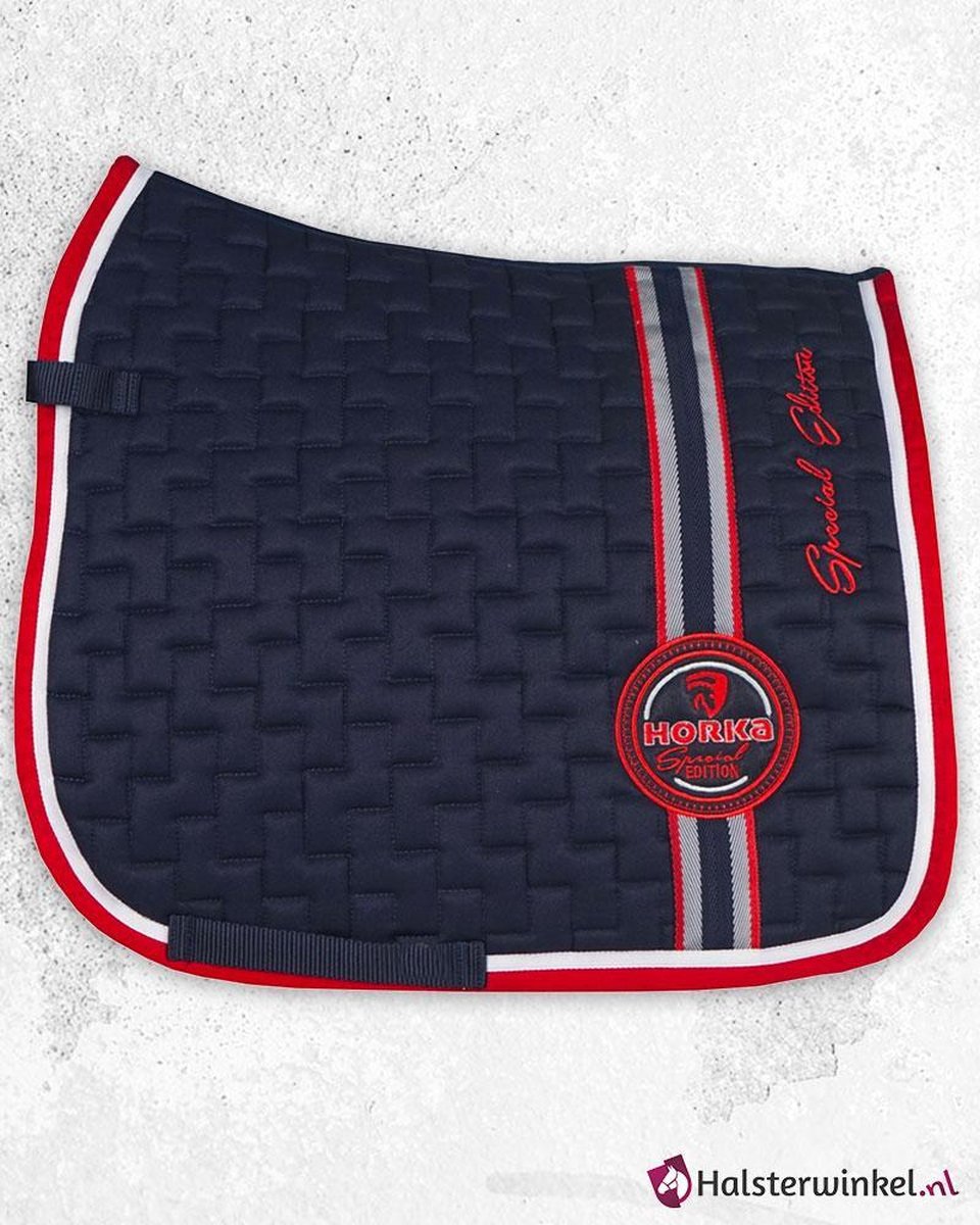 Zadeldek Dressuur Dutch Delight Blauw full