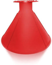 Ronde IJskrabber - Trechter - Rood - Magisch - Autoruit - Multifunctioneel - Ruiten Krabber - Dubbele Krab Techniek