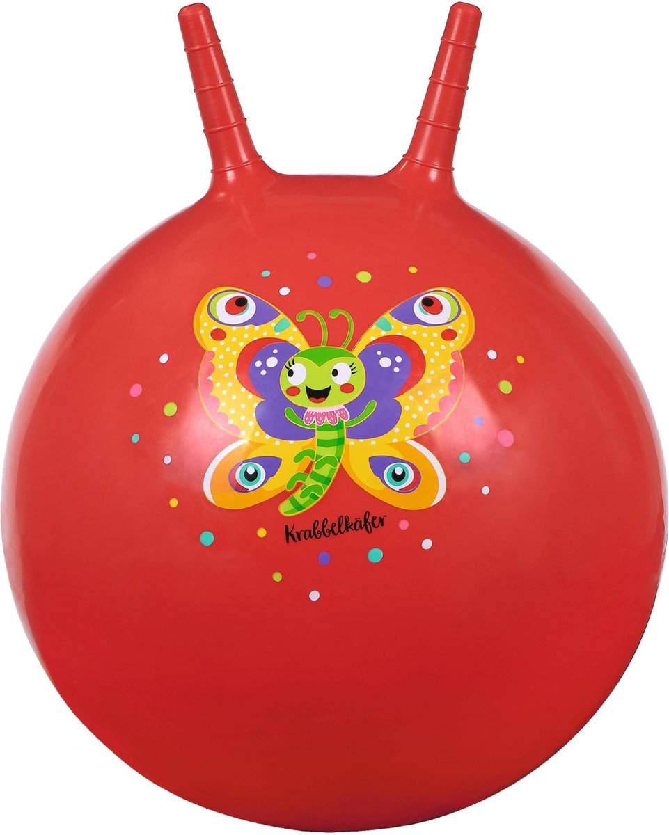 Moses Skippybal Krabbelkäfer Vlinder Junior 45 Cm Rood