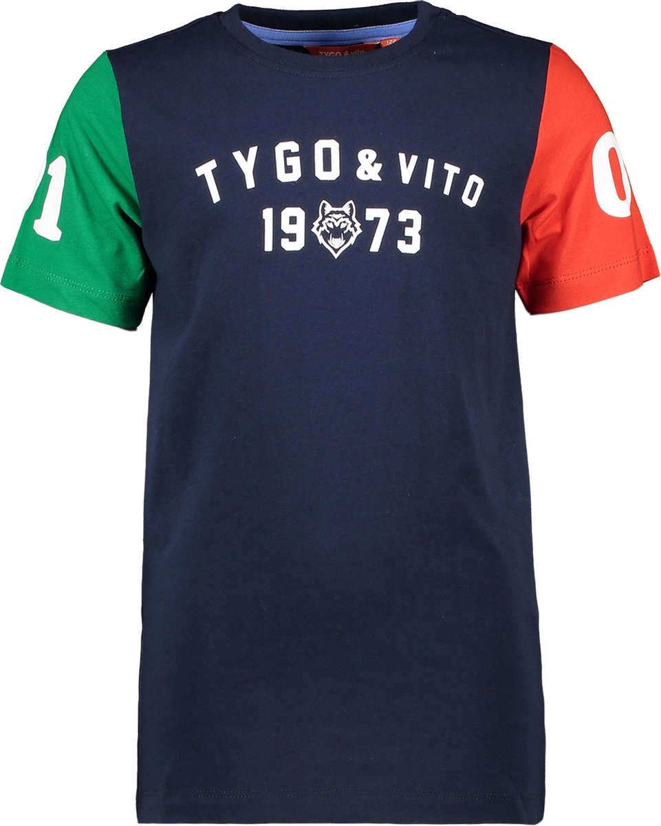 TYGO & vito Kids Jongens T-shirt - Maat 98/104