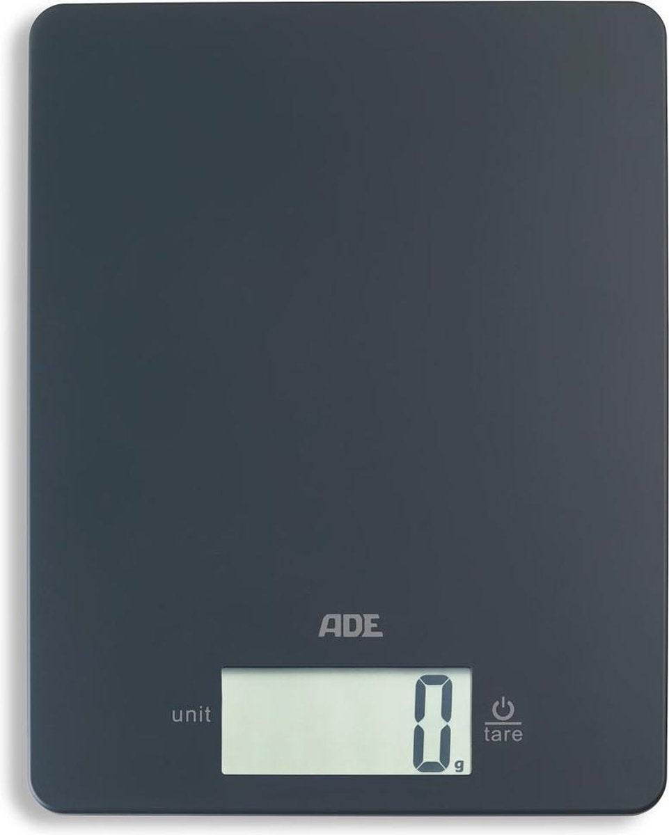 ADE KE 1800-3 Elektronische keukenweegschaal Grijs Aanrecht Rechthoek