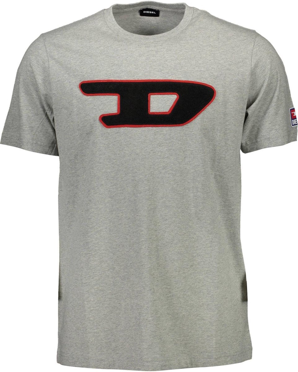 Diesel T-shirt Grijs S Heren