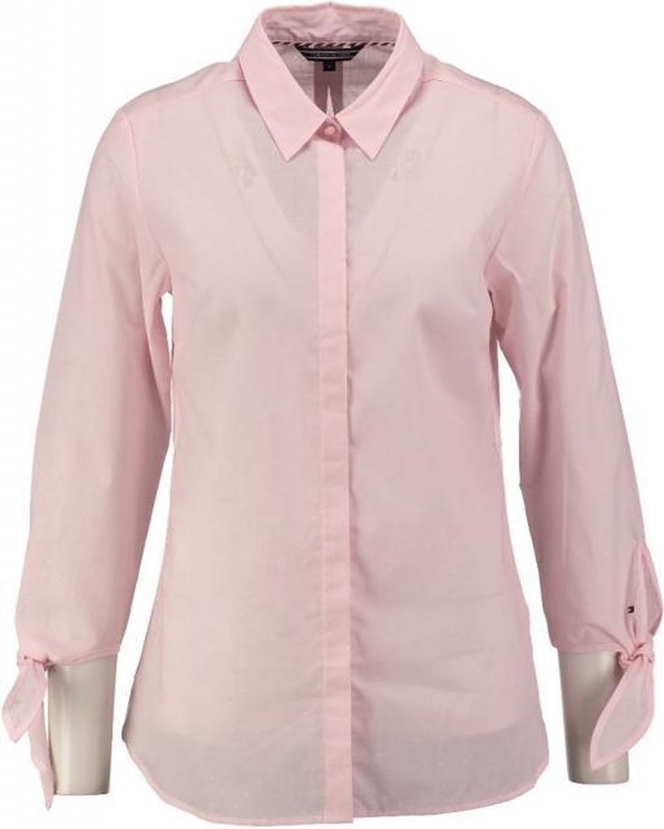 Tommy hilfiger roze blouse 3/4 mouw - valt kleiner - Maat M