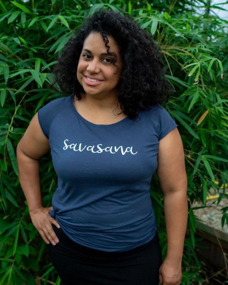 Yogashirt Dames Savasana Bamboe - L