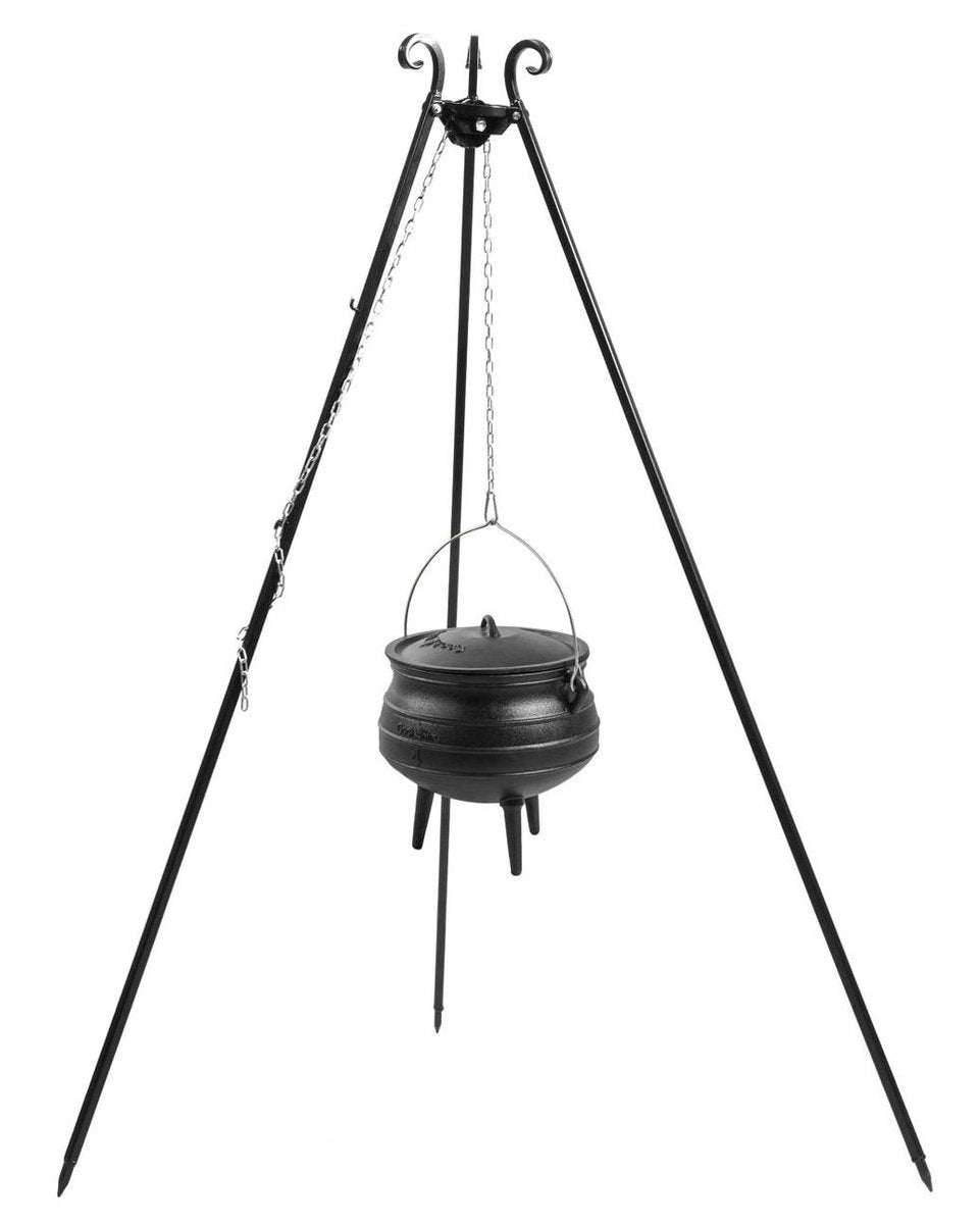 CookKing Tripod met Gietijzeren Pot Africa 6 liter