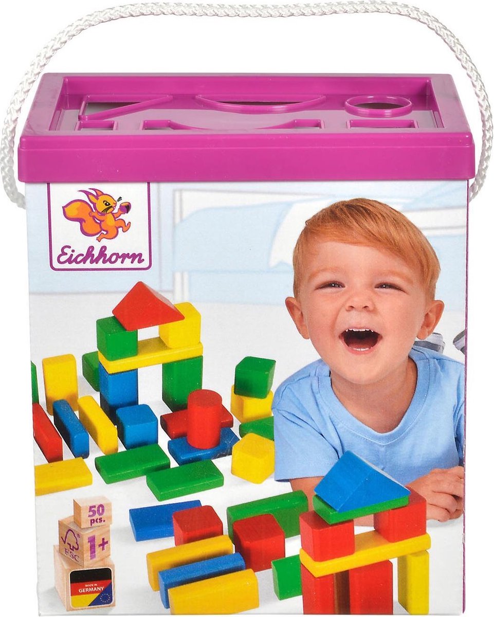 Eichhorn Bunte Holzbausteine
