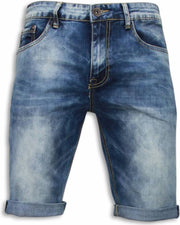 TRUE RISE Basic Korte Broek Heren - Blauw - Maten: 30