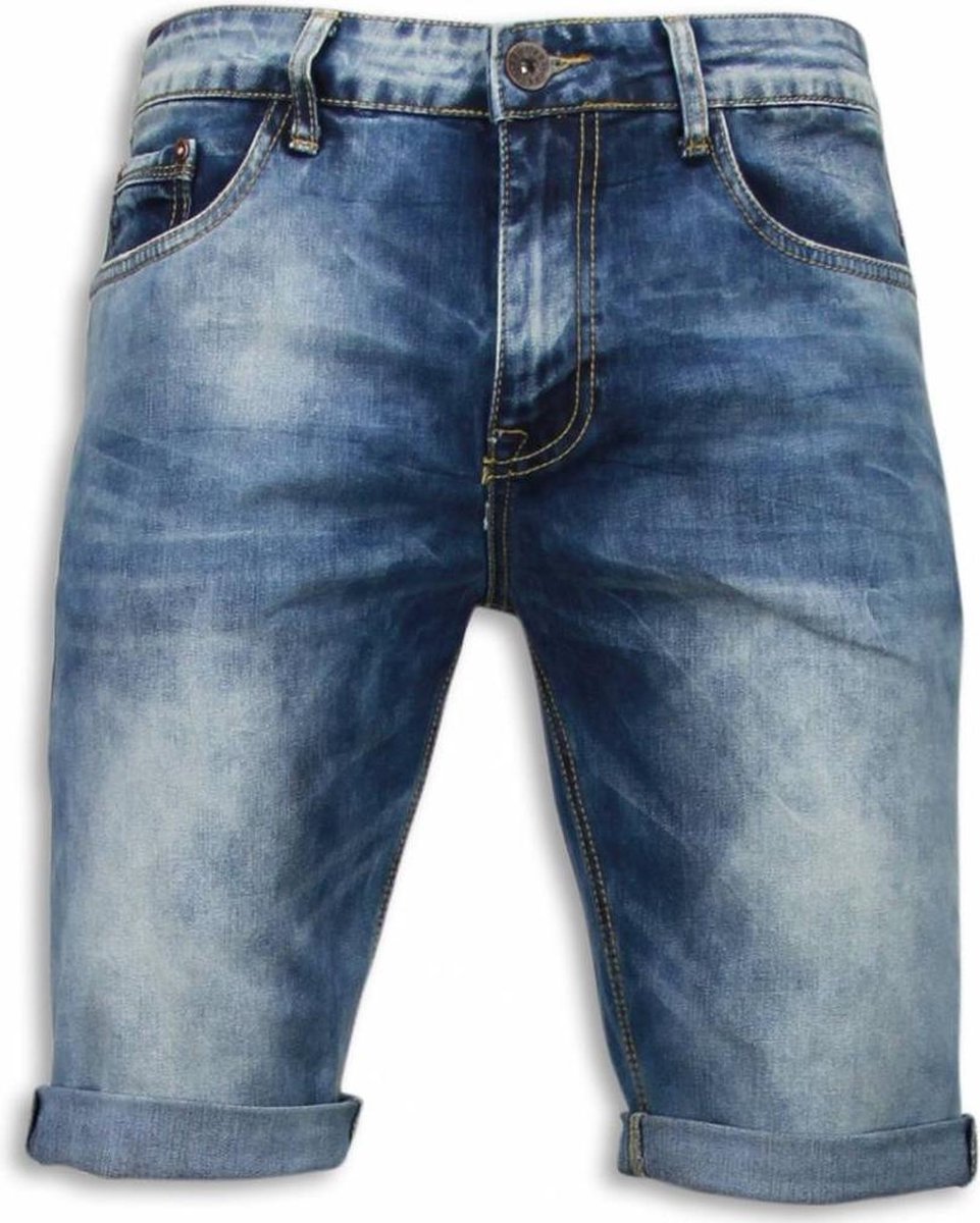 TRUE RISE Basic Korte Broek Heren - Blauw - Maten: 30