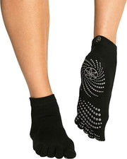 Grippy Yoga Socks 2-Pack - Black/Grey - Maat 36-40