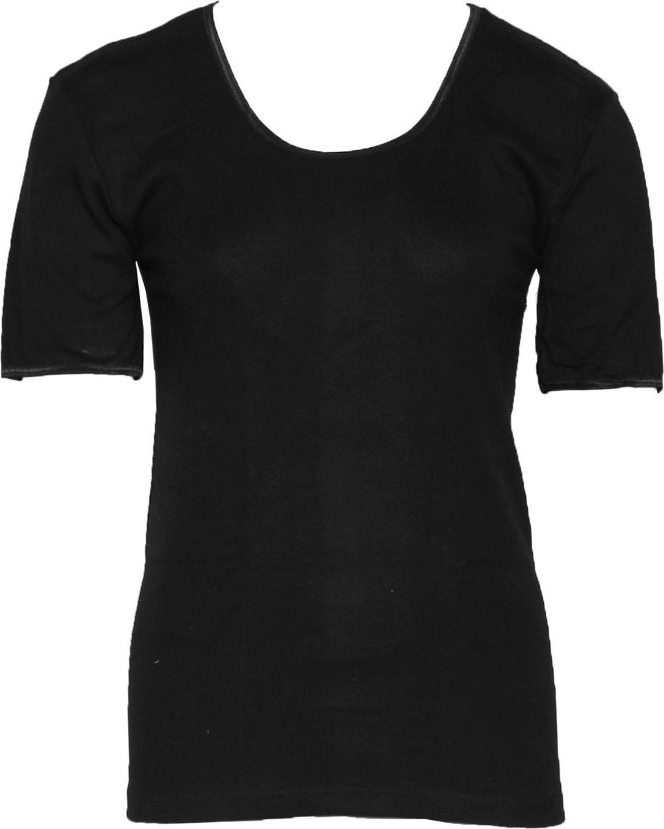 HL-tricot dames hemdje korte mouw Timeless  - L  - Zwart