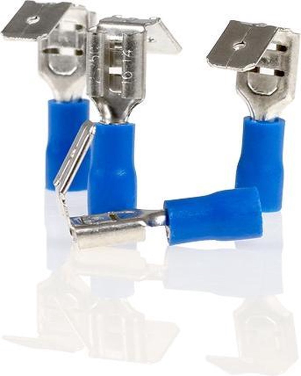 Alca Kabelschoentjes - Blauw - Vlaksteker 6