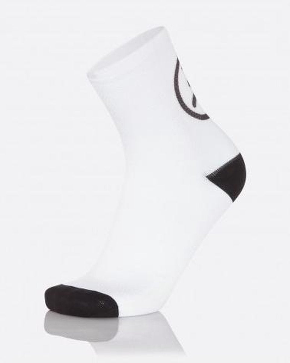 Mbwear Socks Fun Smile H15 Bike White fietssokken S-M (36-40)