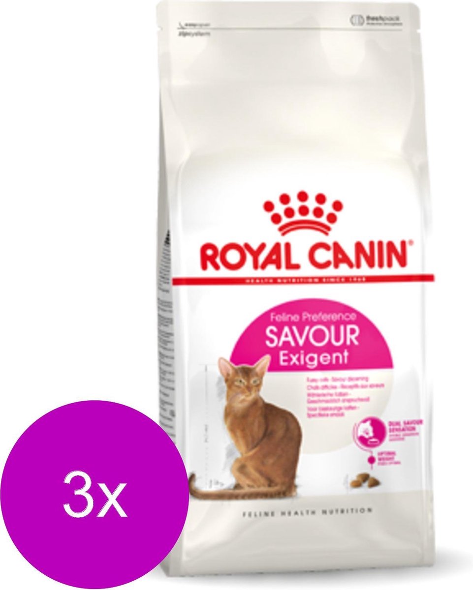 Royal Canin Fhn Savour Exigent - Kattenvoer - 3 x 2 kg