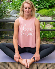 Yoga Tanktop Here & Now Biokatoen - XL