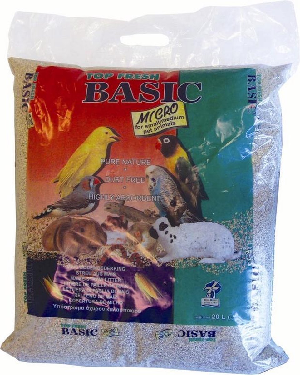 Witte Molen Top Fresh Basic Bodembedekking - Maiskolf - 20 l