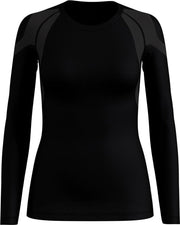 Odlo BL TOP Crew neck L/S ACTIVE SPINE LIGHT Black - Maat XS