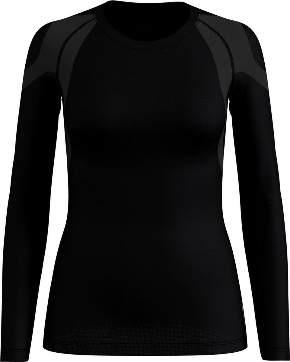 Odlo BL TOP Crew neck L/S ACTIVE SPINE LIGHT Black - Maat XS