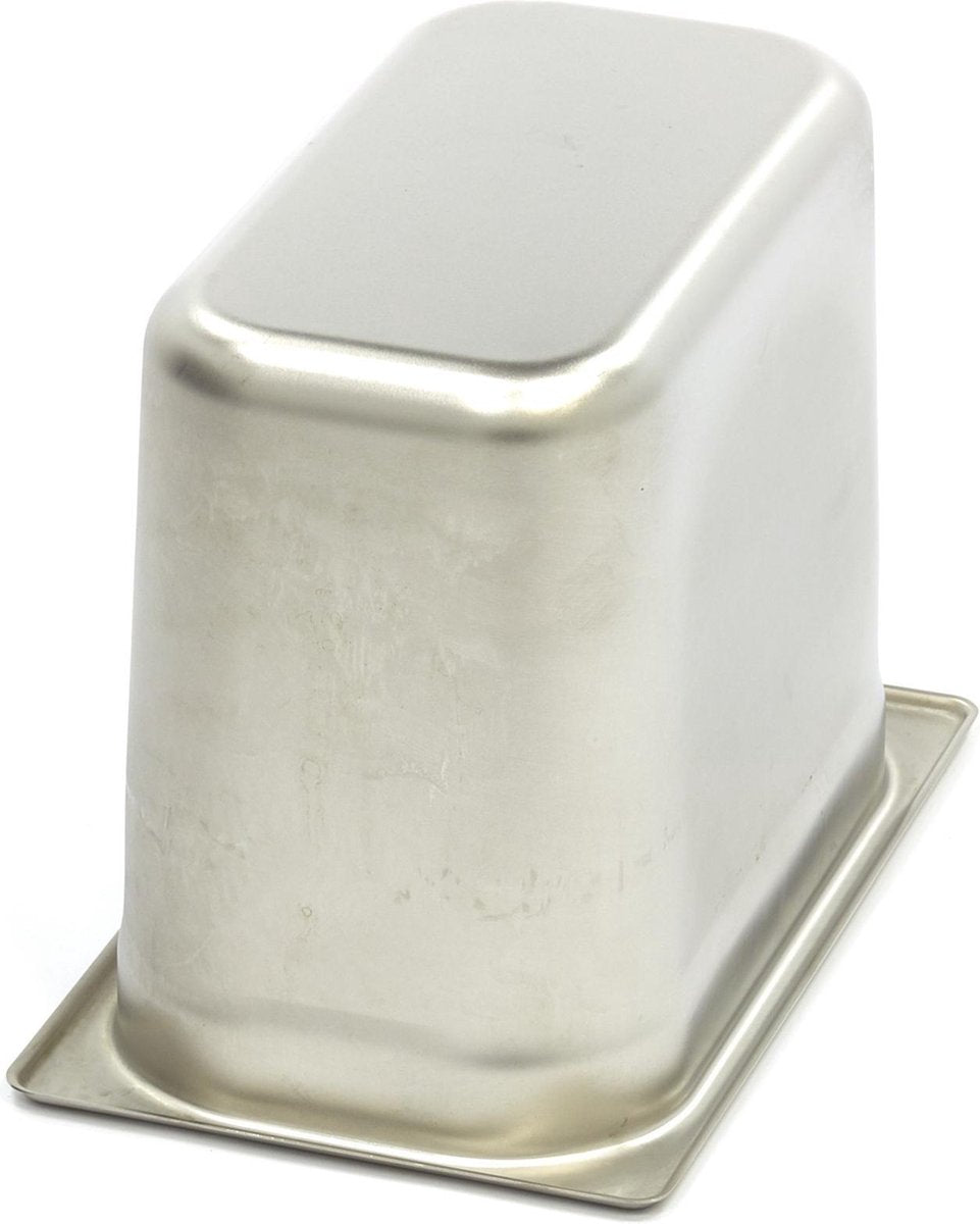 Gastronorm Bak 1/4GN - 200mm - 265x162mm - RVS - Glad - Hittebestendig - Horeca GN Bak - Maxima