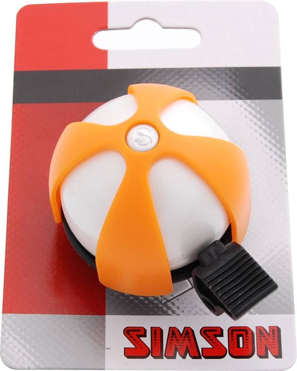 Simson bel sport wit/oranje