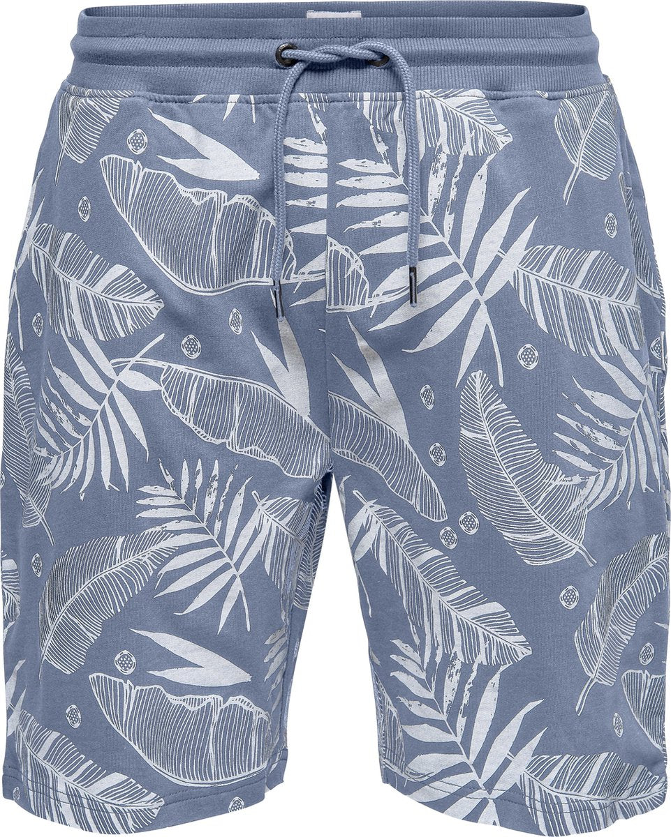 ONLY & SONS ONSBOLT AOP SWEAT SHORTS Heren Broek - Maat XL