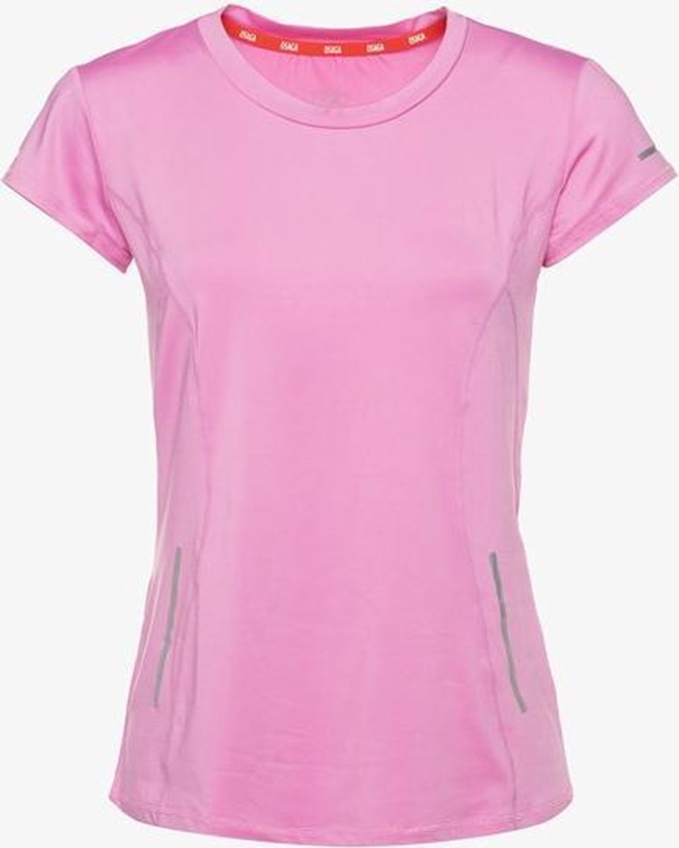 Osaga dames hardloop T-shirt - Roze - Maat XL