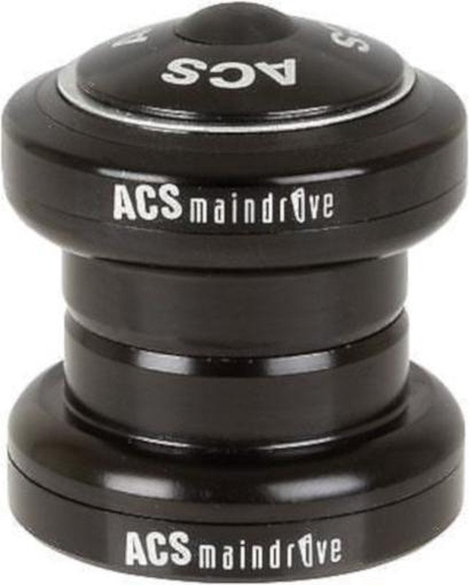 Acs Balhoofdstel Bmx 1 Inch Main Drive Zwart