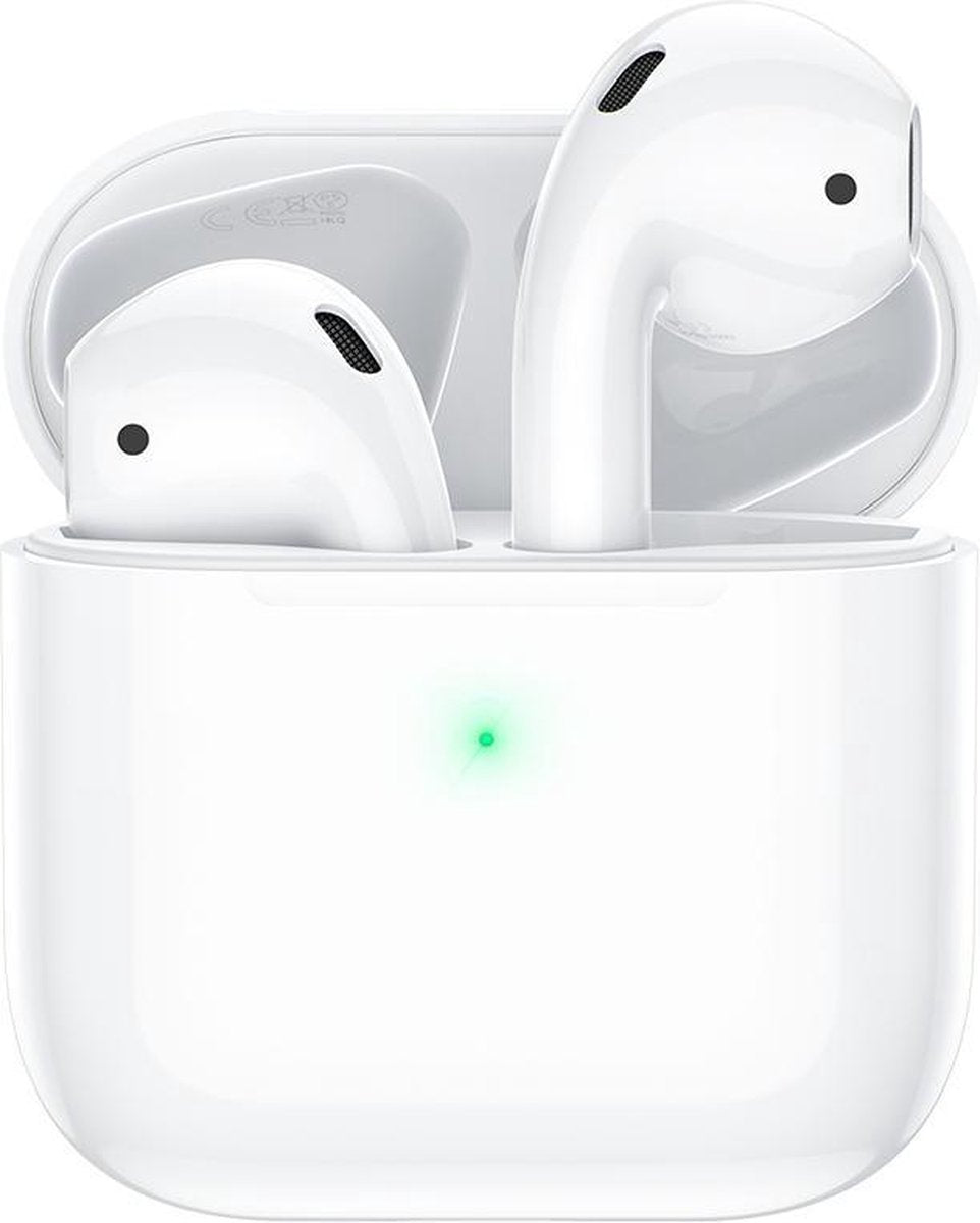HOCO ES46 Cool Pro - Draadloze Oordopjes - Geschikt voor Apple iPhone en Android - Wit