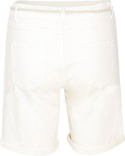 Cassis - Short met tropisch borduurwerk - Wit