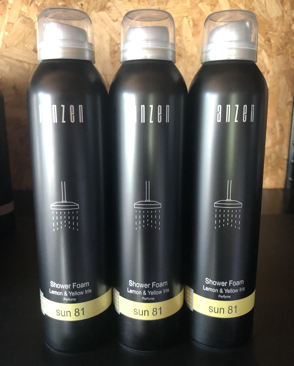 Janzen Sun 81 Shower Foam Doucheschuim 200 ml 3 pack