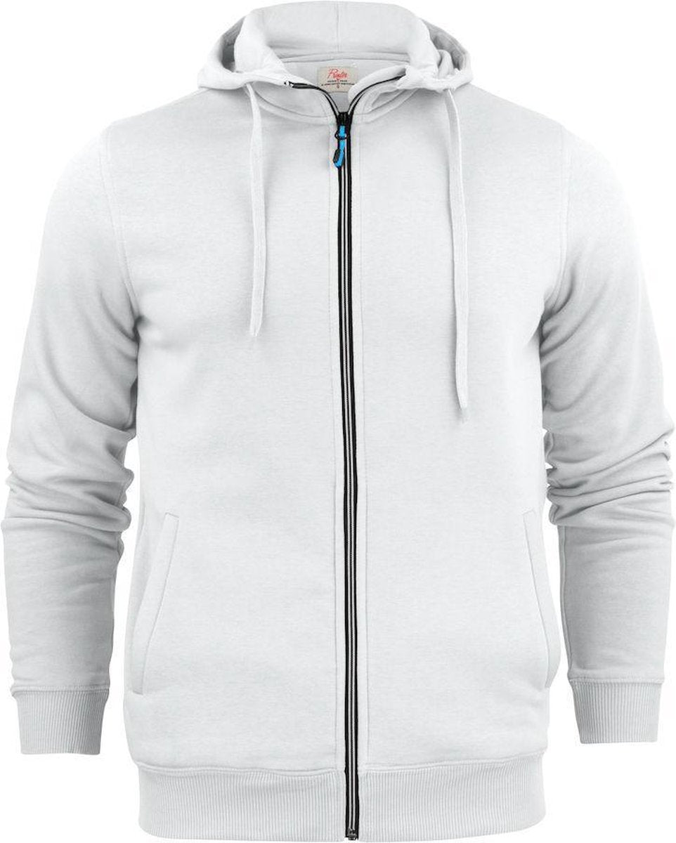 Printer Hooded Sweat Vest Overhead Man 2262051 Wit - Maat 4XL