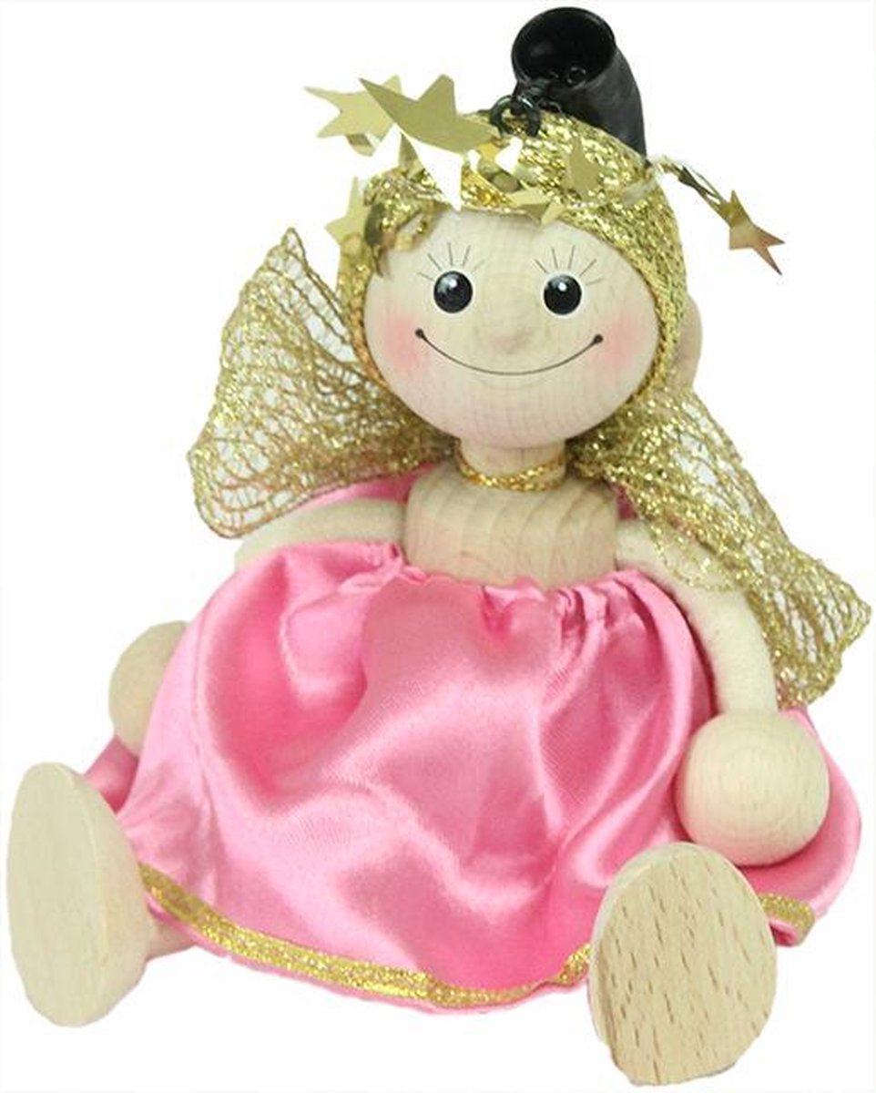 DW4Trading® Houten verende poppetje PRINSES DAISY