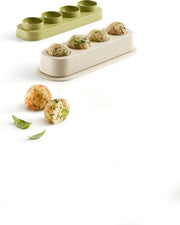 Lékué Veggie Balls - Vegetarische balletjes maker - Voor 4 ballen - 11.7x5.3x8.6cm
