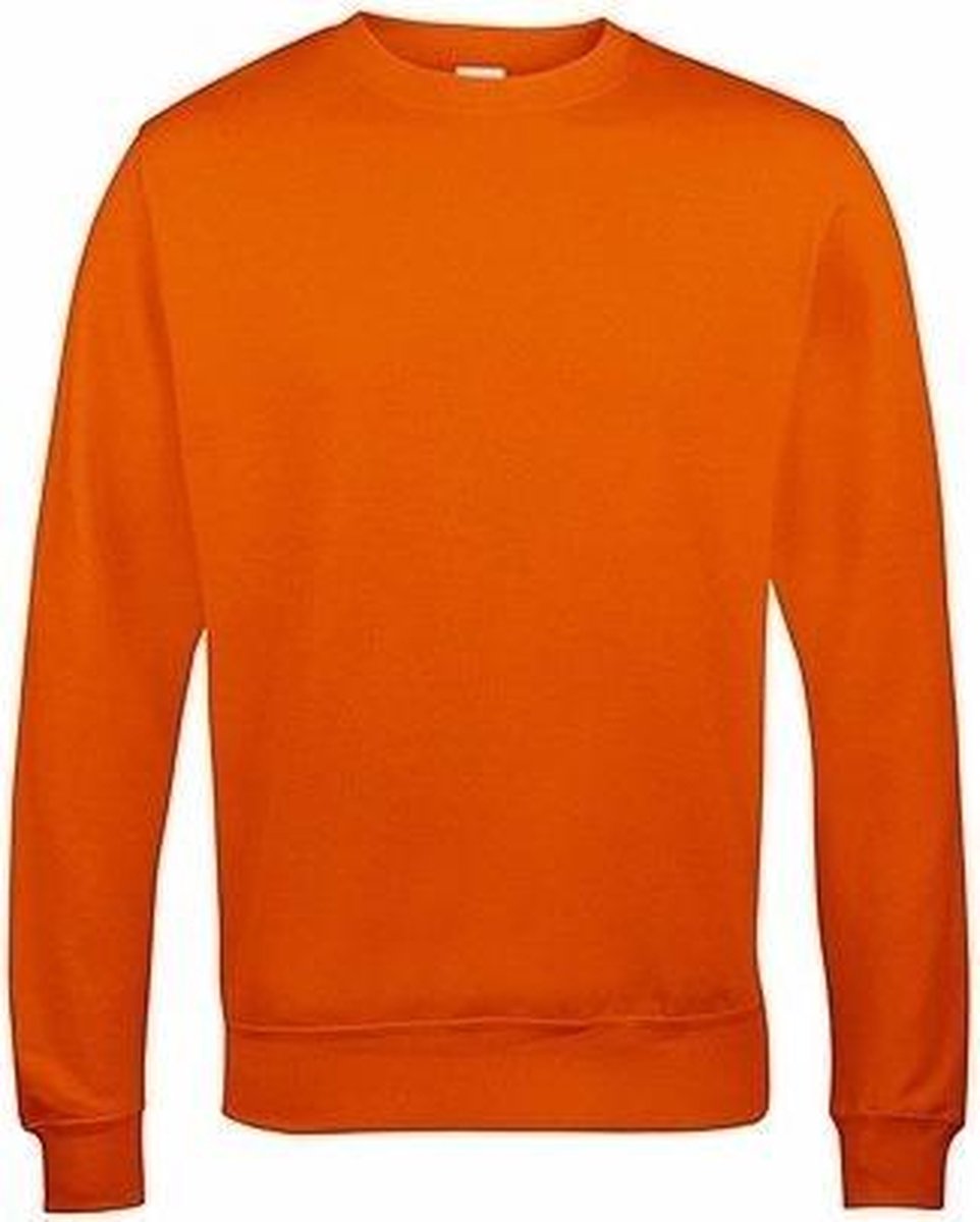 Oranje sweater voor heren Just Hoods M