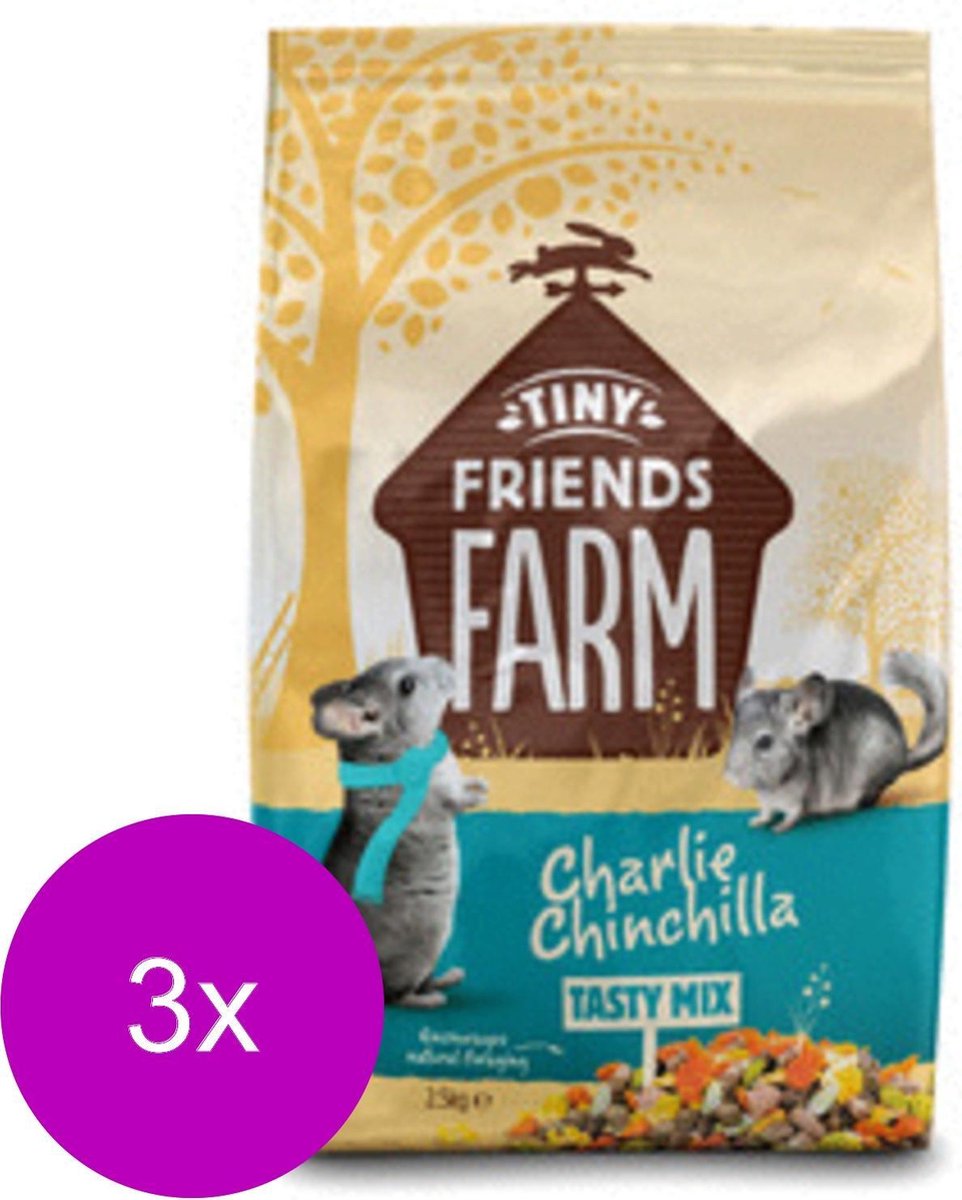 Supreme Charlie Chinchilla - Chinchillavoer - 3 x 2.5 kg