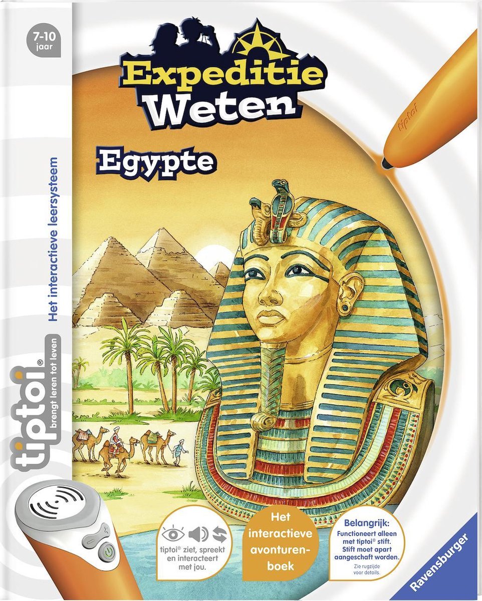 Ravensburger tiptoi® boek Expeditie weten Egypte