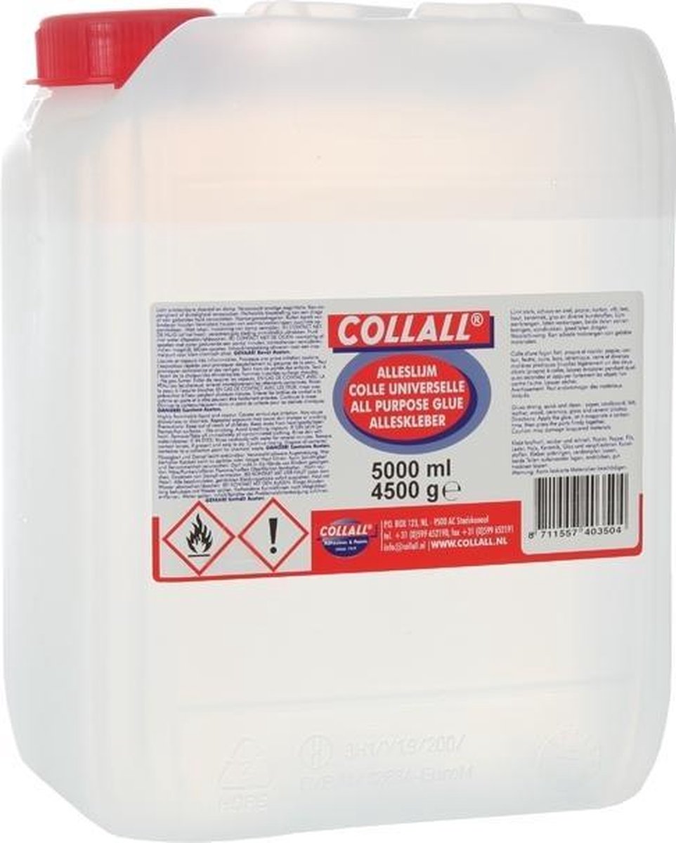 Collall transparante Alleslijm 5 liter