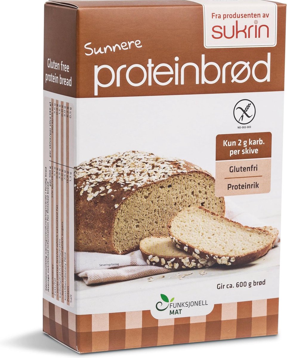 Sukrin Proteïne Brood (220g) - Koolhydraatarm en glutenvrij brood