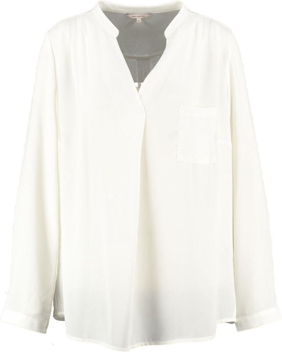 Only carmakoma off white oversized blouse - valt ruim - Maat 46