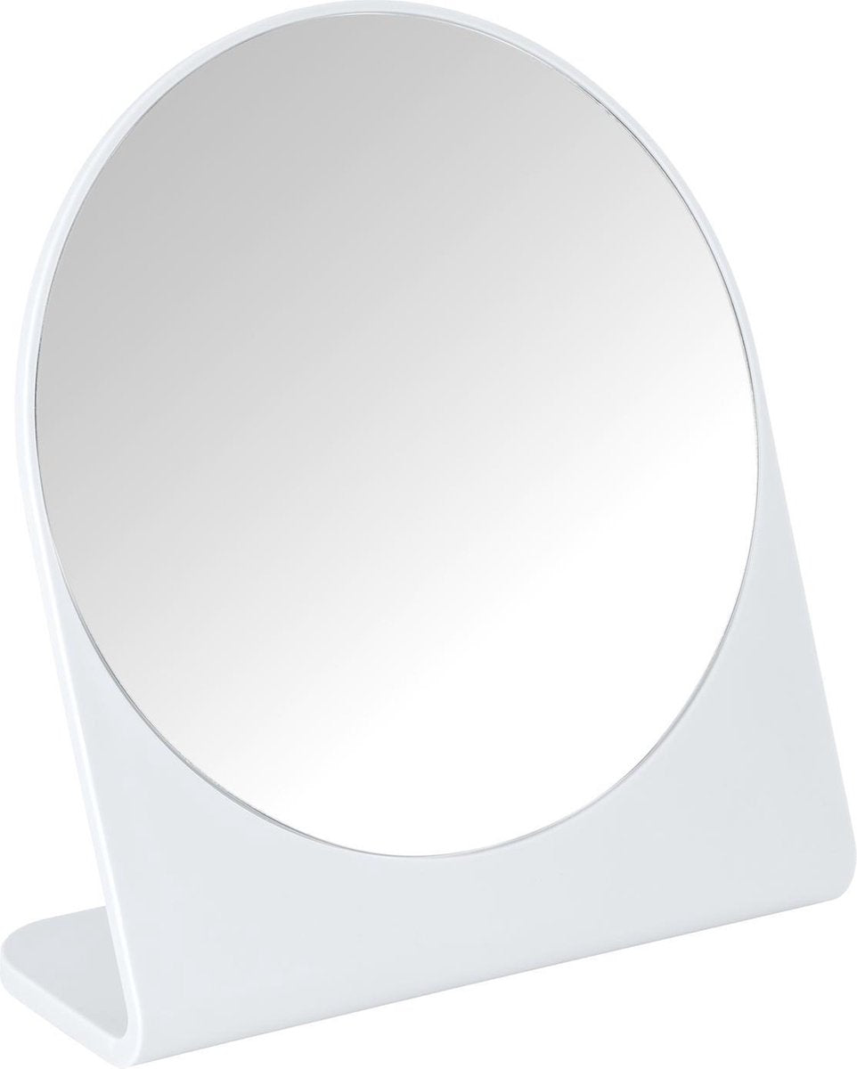Tafelspiegel mat wit / make-up spiegel