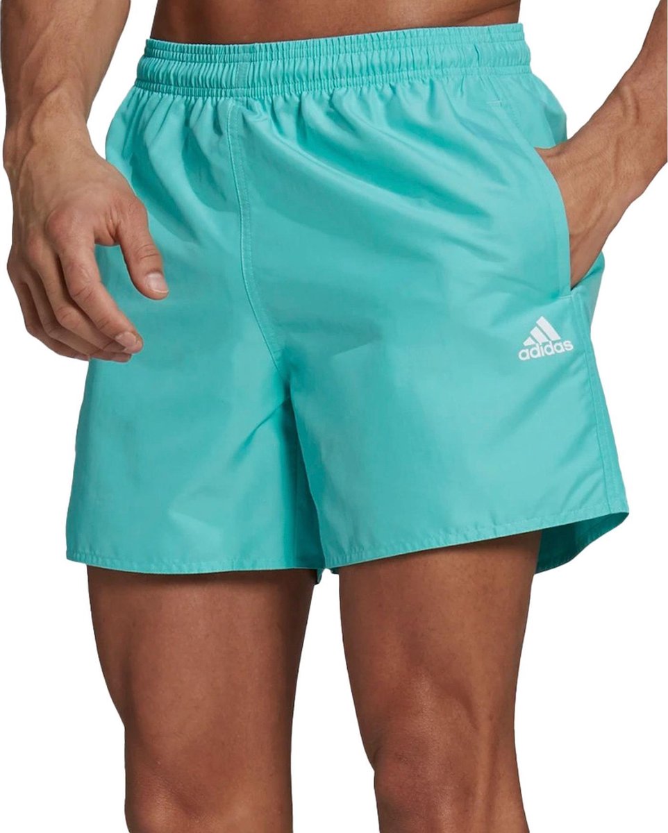 adidas Solid CLX Zwemshort  Zwembroek - Mannen - licht groen