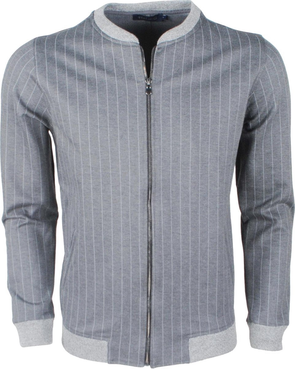 Ferlucci - Heren Gilet - Fausto - Grijs Geblokt