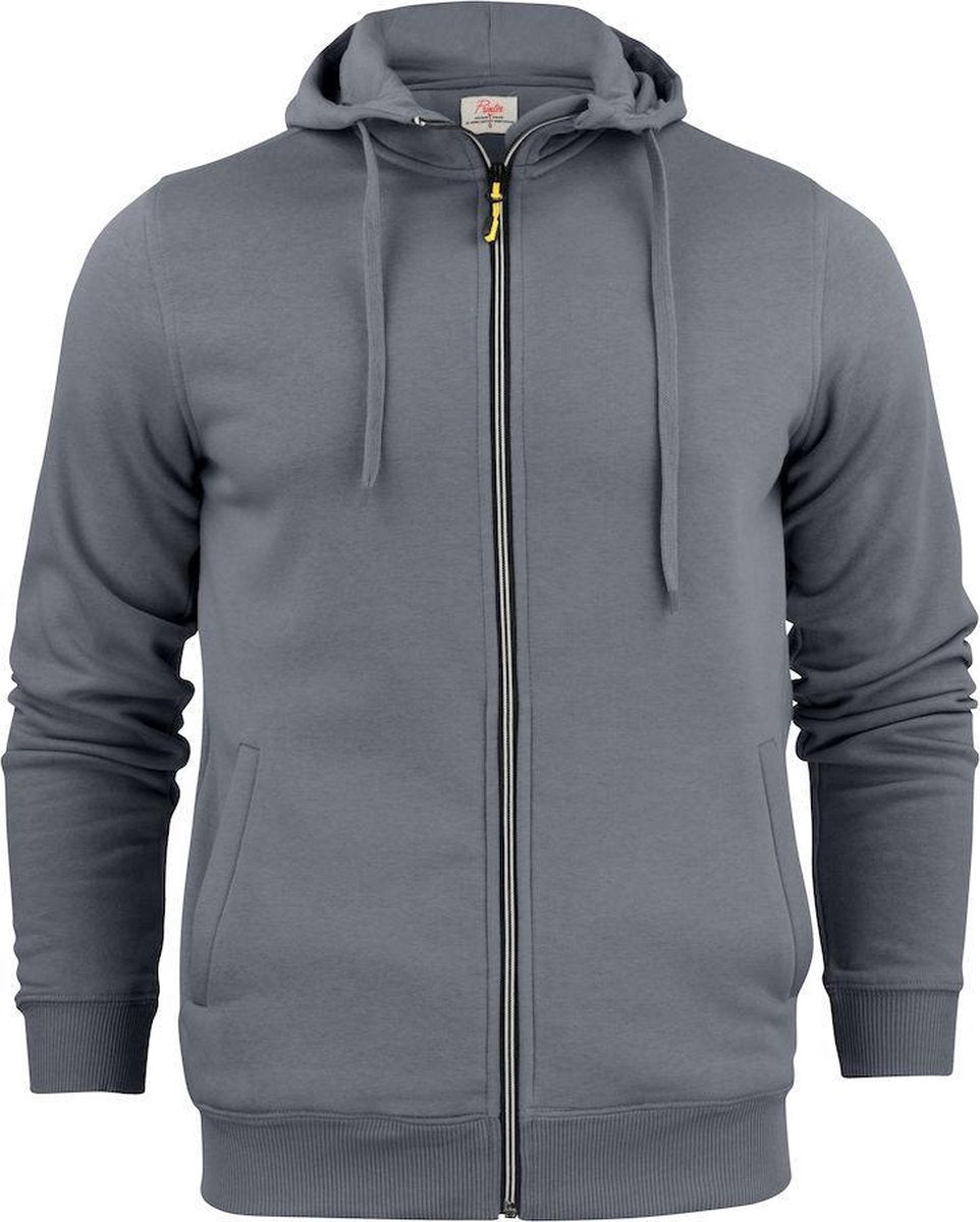 Printer Hooded Sweat Vest Overhead Man 2262051 Staalgrijs - Maat L