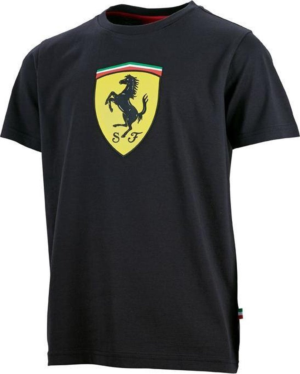 Scuderia Ferrari Kids Scudetto T-Shirt Black-140