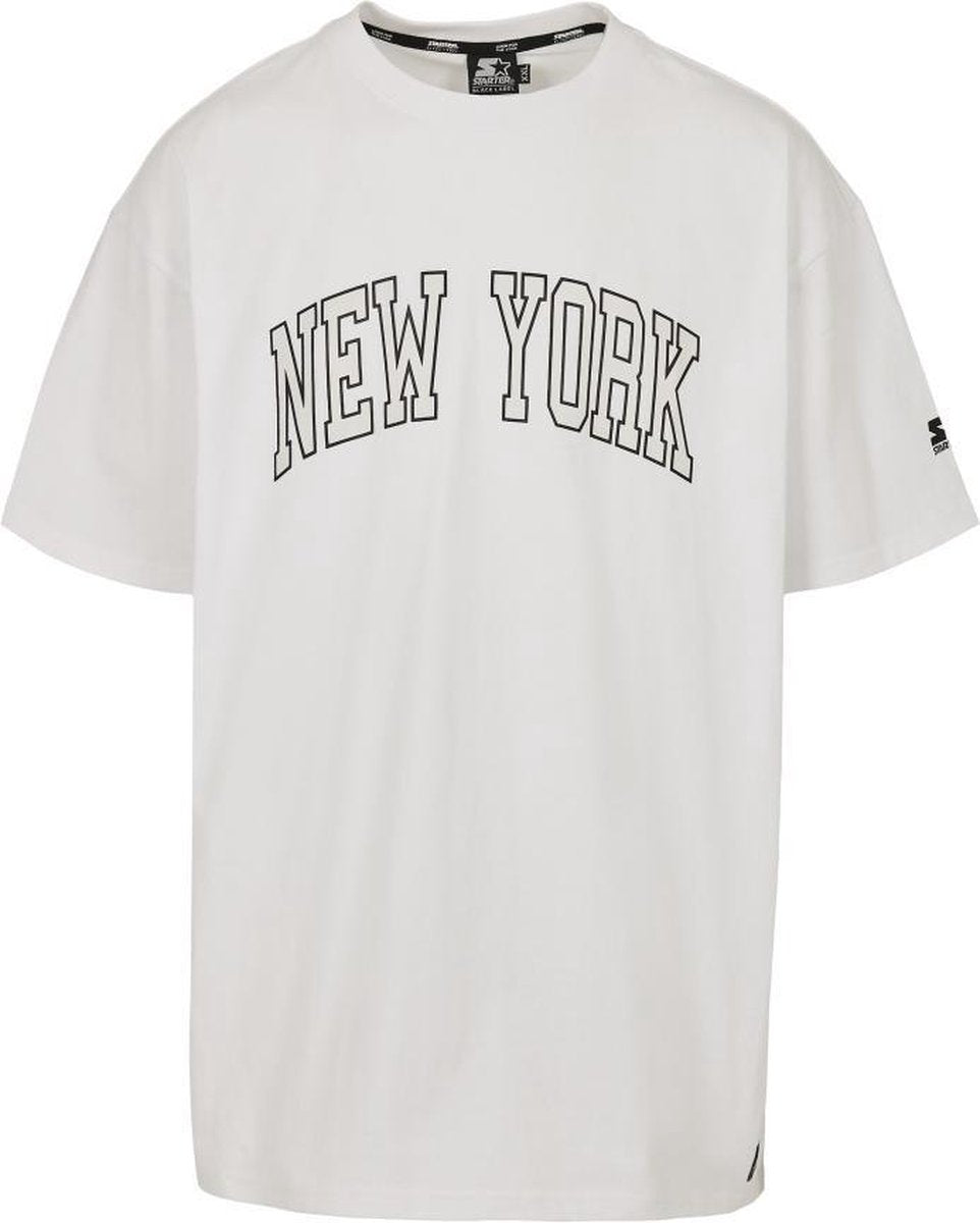 Starter Heren Tshirt -S- Starter New York Wit