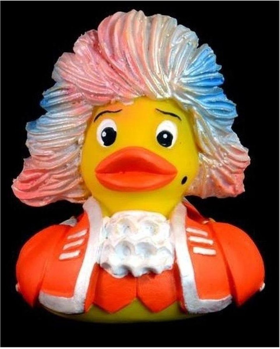 Bade-Ente Mozart Rock meets Amadeus orange