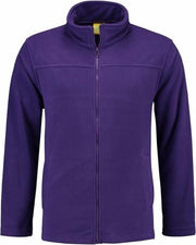 Paars fleece vest met rits voor dames L (40)