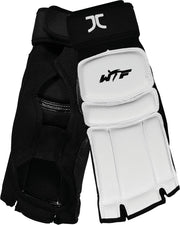 Taekwondo-voetbeschermers JCalicu-Club | WT-approved | wit - Product Kleur: Zwart / Wit / Product Maat: XXS