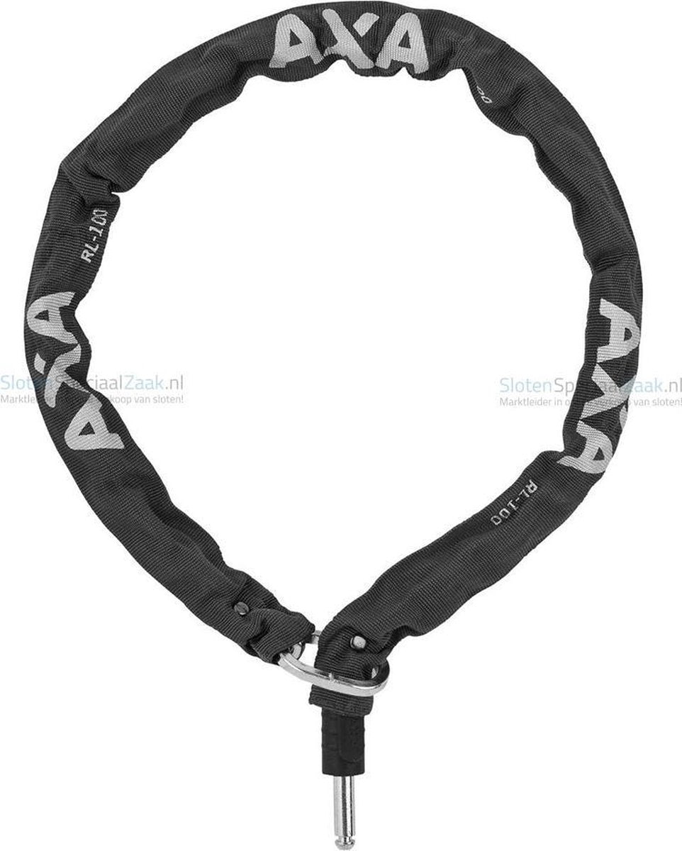 Axa RLC Plus Insteekketting - 100cm - Zwart