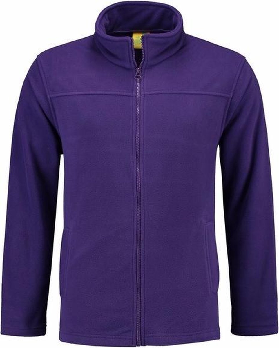 Paars fleece vest met rits voor dames XL (42)