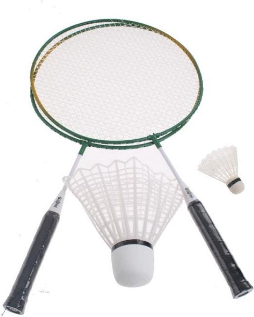 Amigo Badmintonset Giant Groen 33 Cm